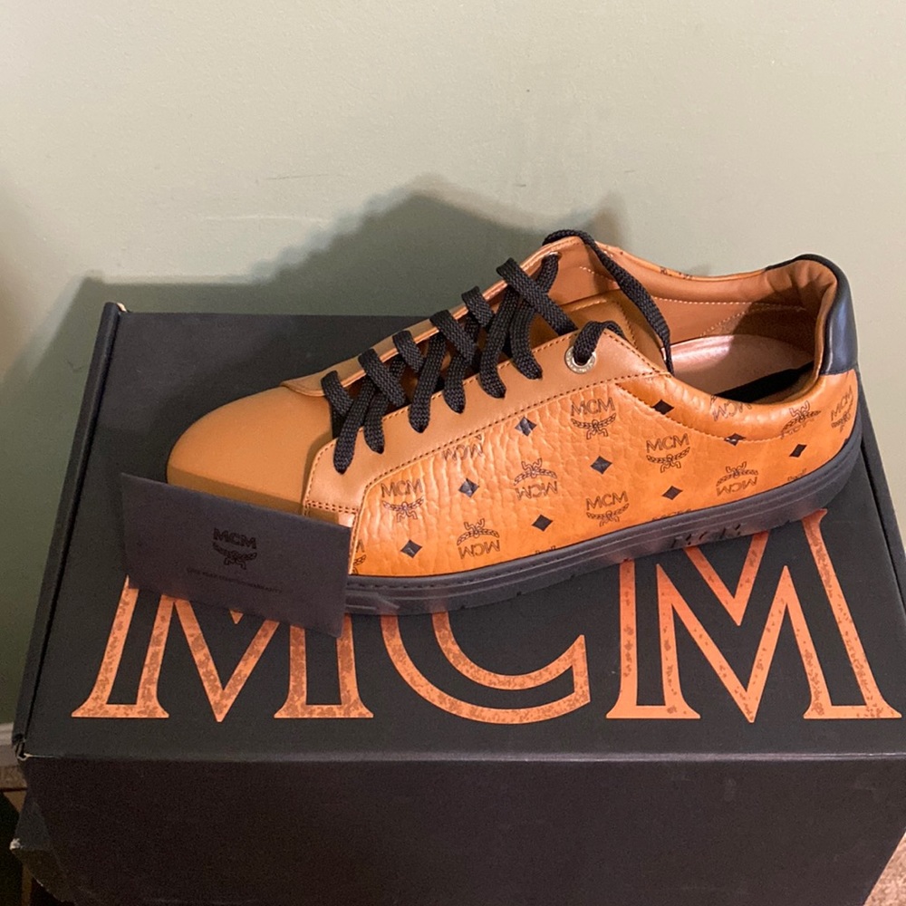 MCM Color Block Lo Sneakers
